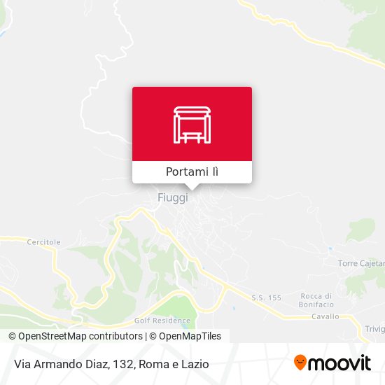 Mappa Via Armando Diaz, 132