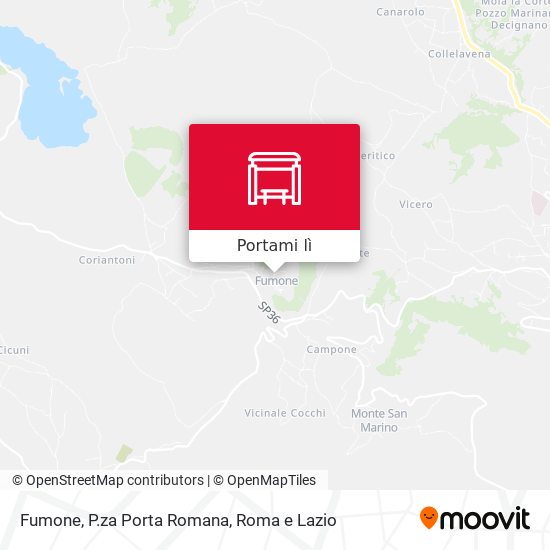 Mappa Fumone, P.za Porta Romana