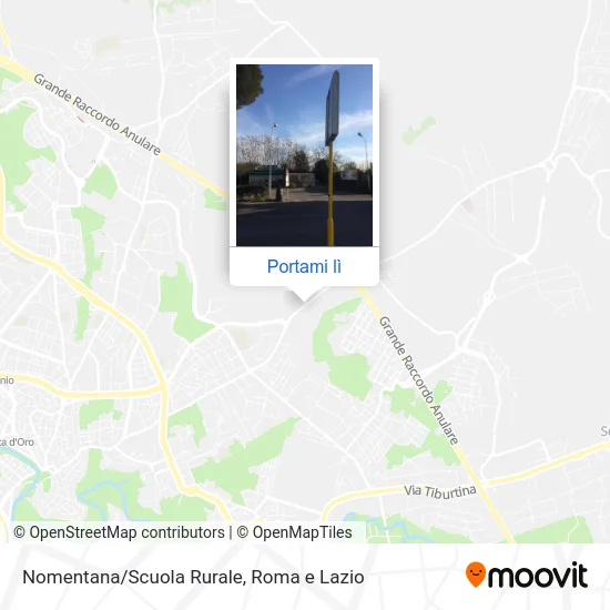 Mappa Nomentana/Scuola Rurale