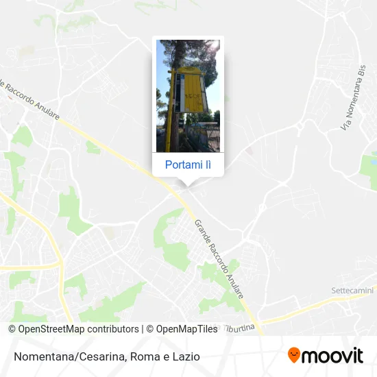 Mappa Nomentana/Cesarina