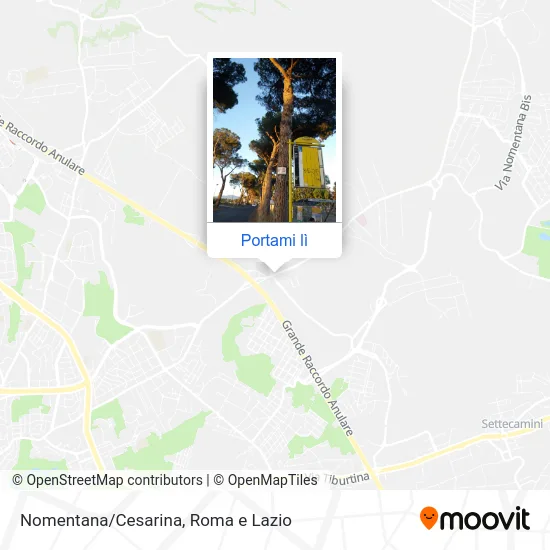 Mappa Nomentana/Cesarina