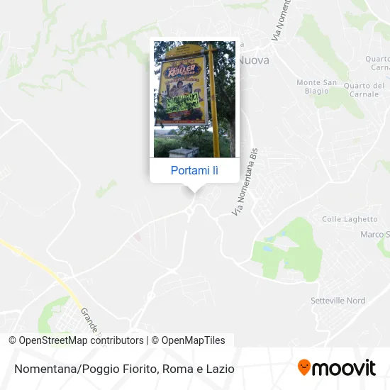 Mappa Nomentana/Poggio Fiorito