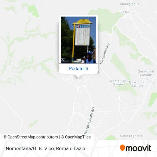 Mappa Nomentana/G. B. Vico