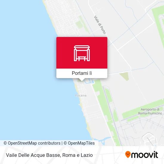 Mappa Vaile Delle Acque Basse