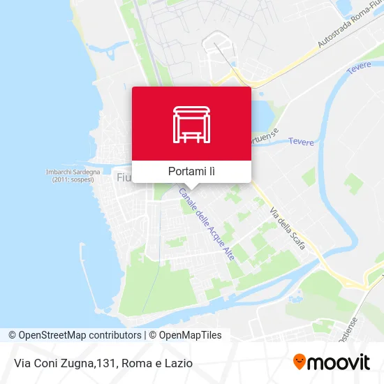 Mappa Via Coni Zugna,131