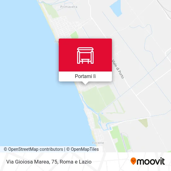 Mappa Via Gioiosa Marea, 75
