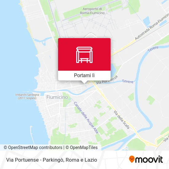 Mappa Via Portuense - Parkingò