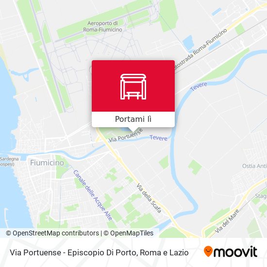Mappa Via Portuense - Episcopio Di Porto
