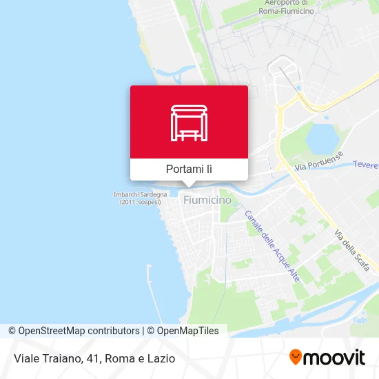 Mappa Viale Traiano, 41