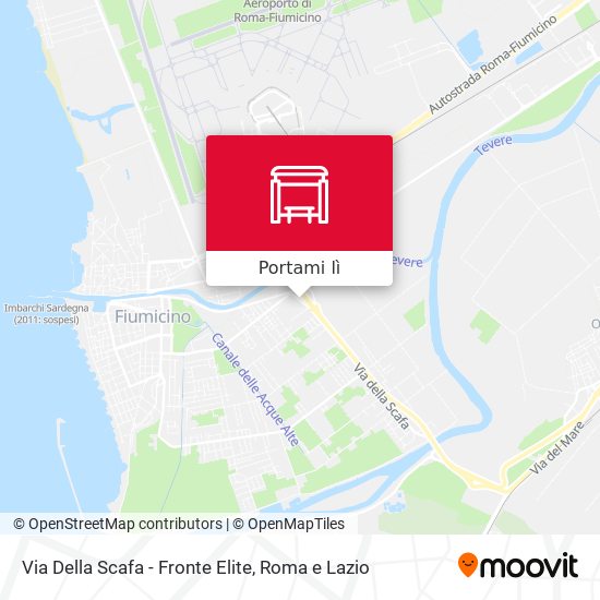Mappa Via Della Scafa - Fronte Elite