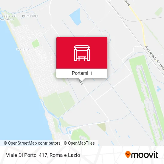 Mappa Viale Di Porto, 417