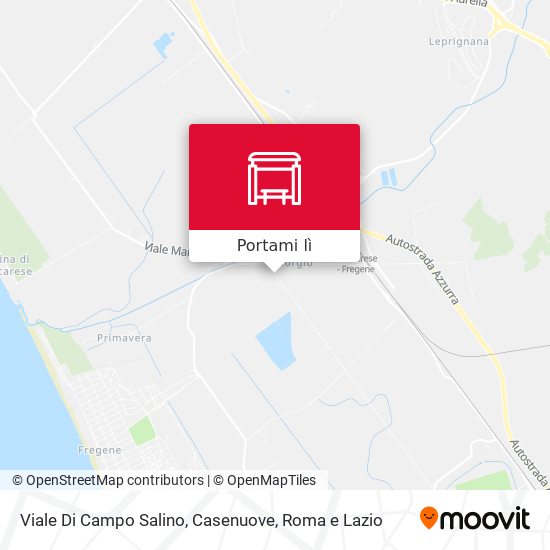 Mappa Viale Di Campo Salino, Casenuove