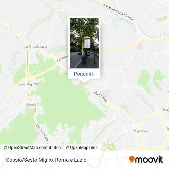 Mappa Cassia/Sesto Miglio