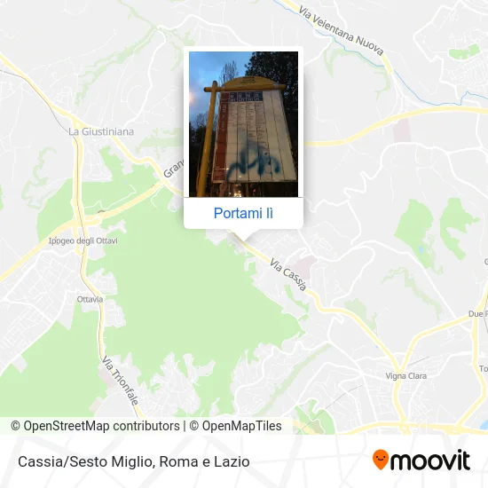 Mappa Cassia/Sesto Miglio