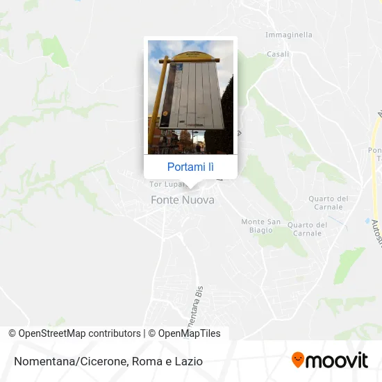 Mappa Nomentana/Cicerone