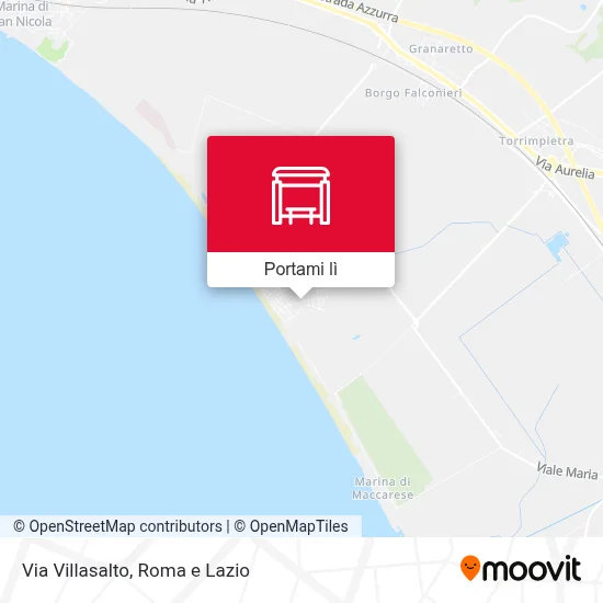 Mappa Via Villasalto