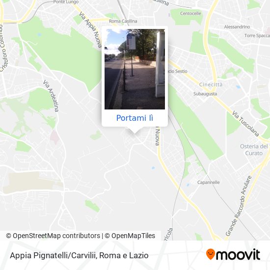 Mappa Appia Pignatelli/Carvilii
