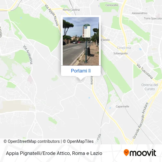 Mappa Appia Pignatelli/Erode Attico