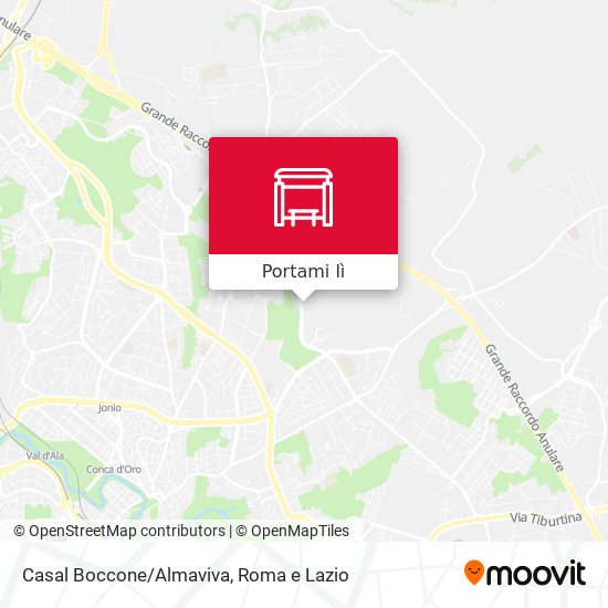 Mappa Casal Boccone/Almaviva