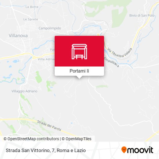 Mappa Strada San Vittorino, 7