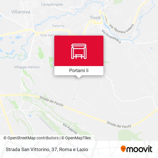 Mappa Strada San Vittorino, 37
