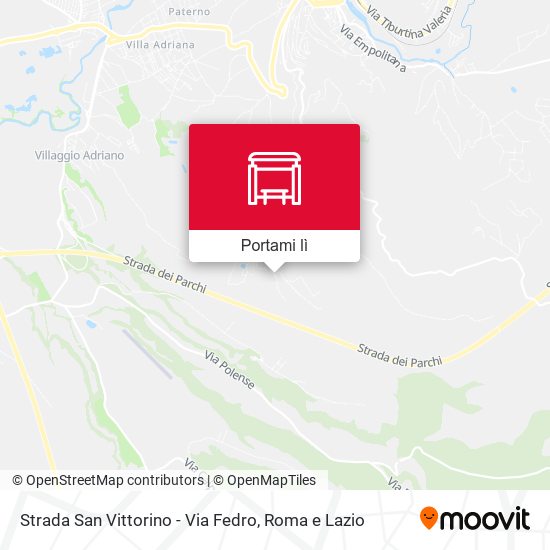Mappa Strada San Vittorino - Via Fedro