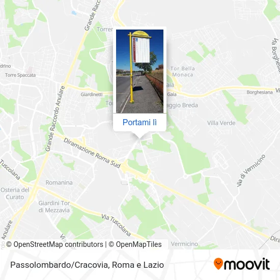 Mappa Passolombardo/Cracovia