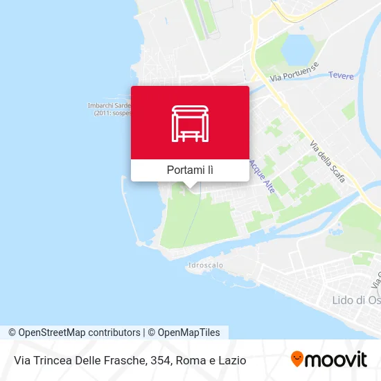 Mappa Via Trincea Delle Frasche, 354
