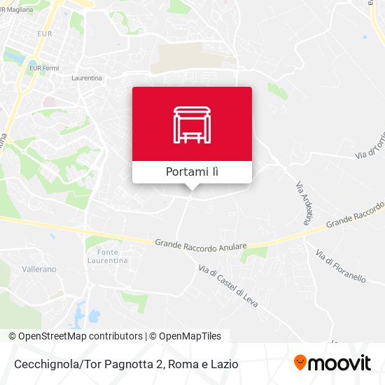 Mappa Cecchignola/Tor Pagnotta 2
