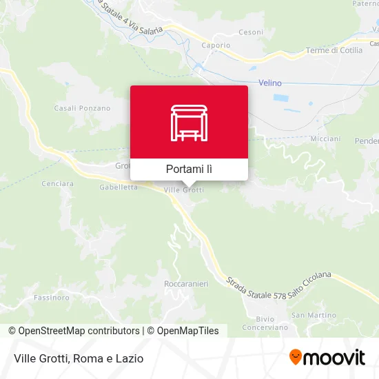 Mappa Ville Grotti