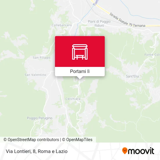 Mappa Via Lontieri, 8