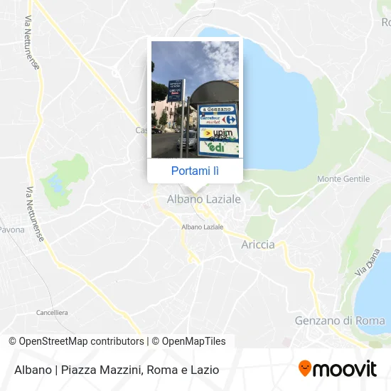 Mappa Albano | Piazza Mazzini