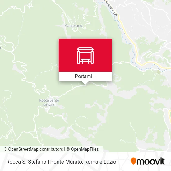 Mappa Rocca S. Stefano | Ponte Murato