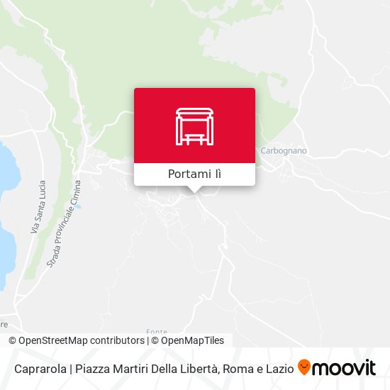 Mappa Caprarola | Piazza Martiri Della Libertà