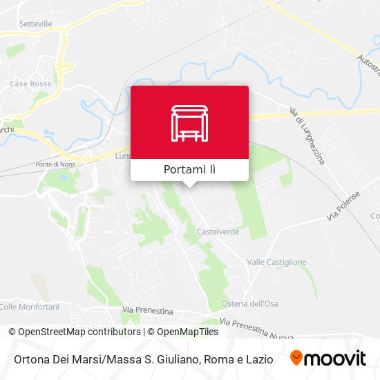 Mappa Ortona Dei Marsi / Massa S. Giuliano