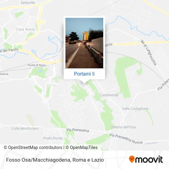 Mappa Fosso Osa/Macchiagodena