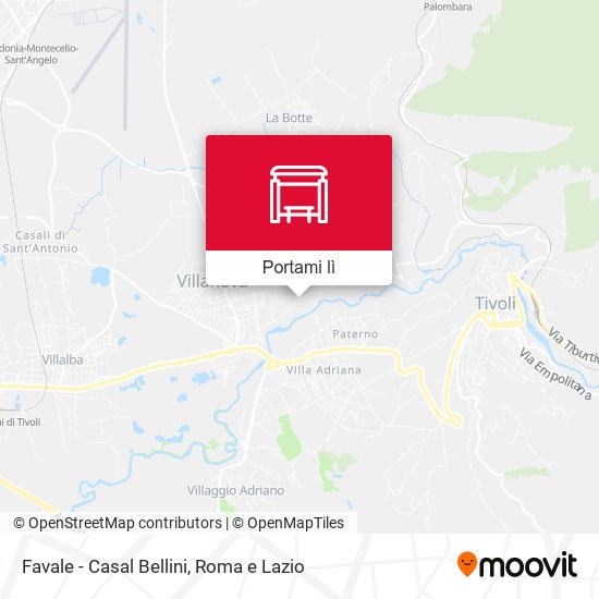Mappa Favale - Casal Bellini