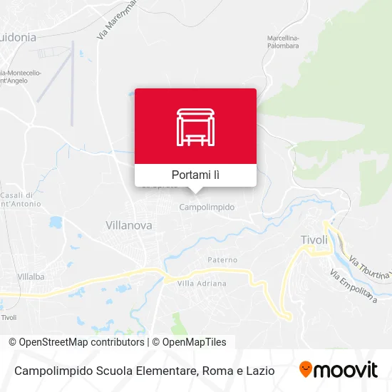 Mappa Campolimpido Scuola Elementare