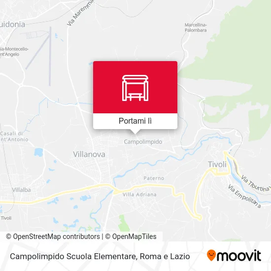 Mappa Campolimpido Scuola Elementare