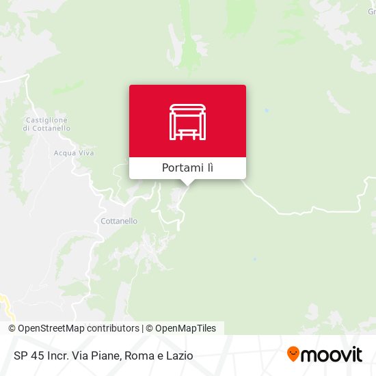 Mappa SP 45 Incr. Via Piane