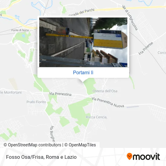 Mappa Fosso Osa/Frisa