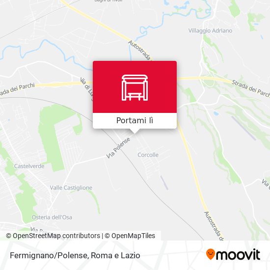 Mappa Fermignano/Polense