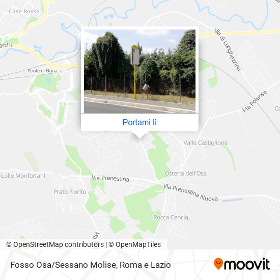 Mappa Fosso Osa/Sessano Molise