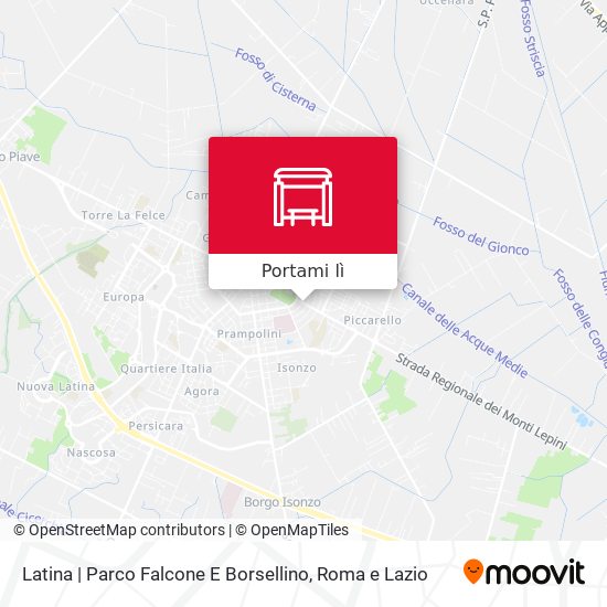 Mappa Latina | Parco Falcone E Borsellino