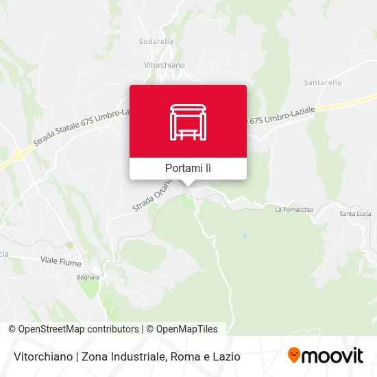 Mappa Vitorchiano | Zona Industriale