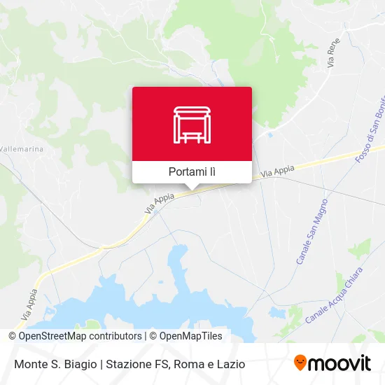 Mappa Monte S. Biagio | Stazione FS