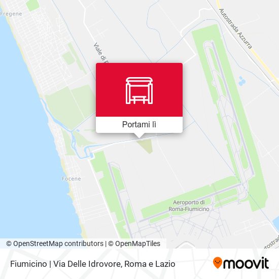Mappa Fiumicino | Via Delle Idrovore