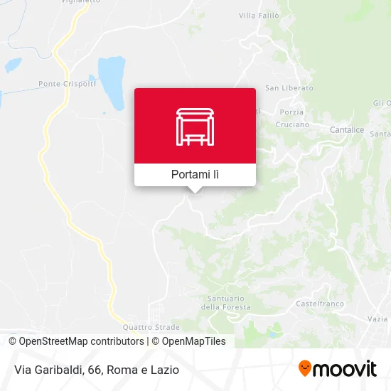 Mappa Via Garibaldi, 66