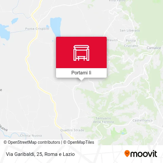 Mappa Via Garibaldi, 25
