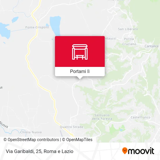 Mappa Via Garibaldi, 25
